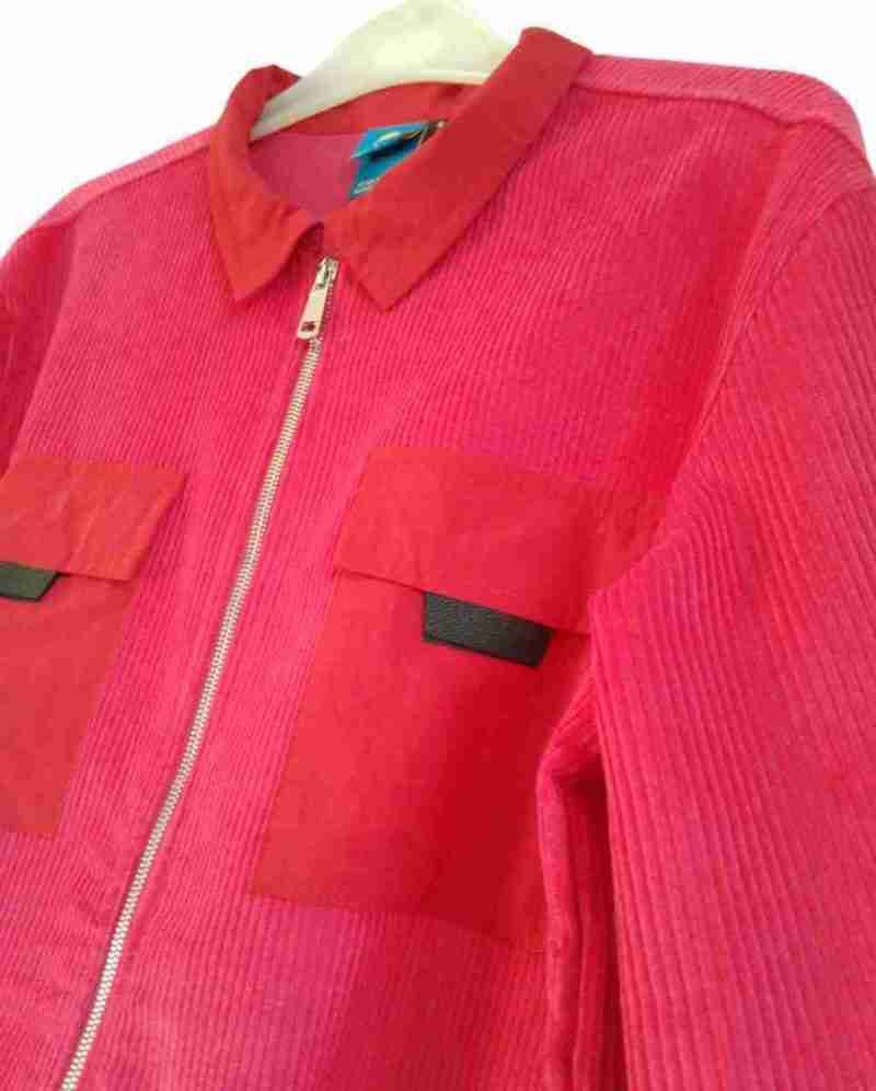 Fritidsklader Pink Cord Overshirt