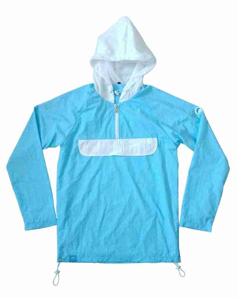 Fritidklader Blue and white ripstop cagoule