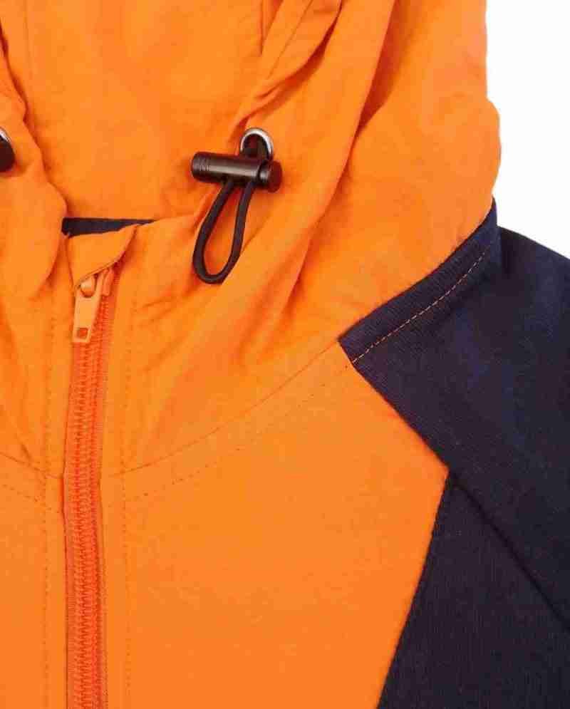 Fritidsklader Orange and navy hybrid hoodie