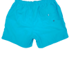 Electric blue mens swim shorts rear