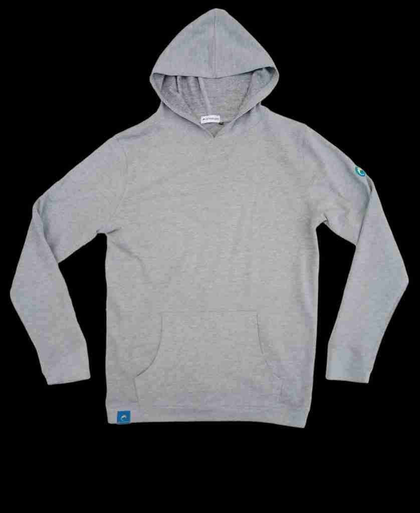 Fritidsklader lightweight hoodie in grey