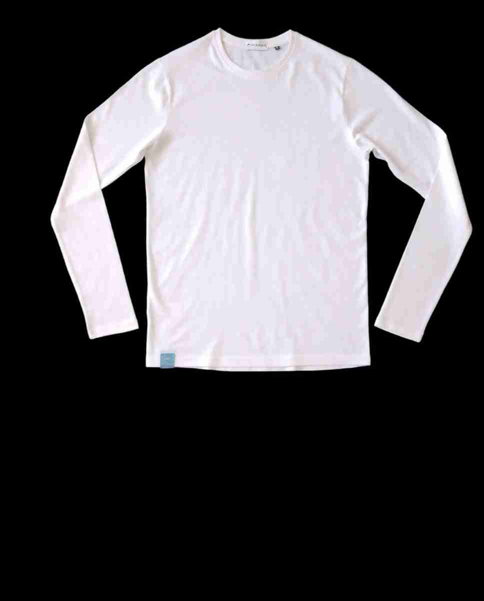 Fritidsklader white long sleeve t-shirt