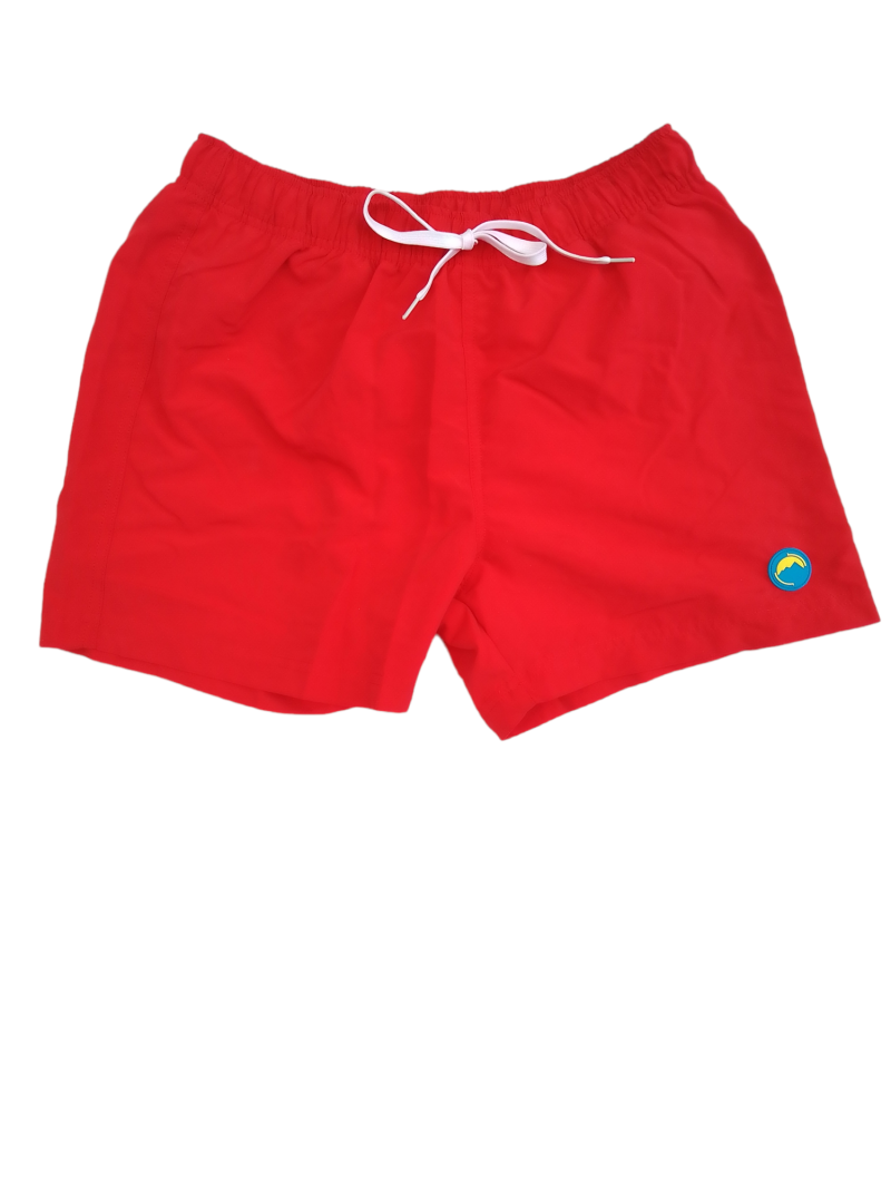 Fritidsklader mens red swim shorts