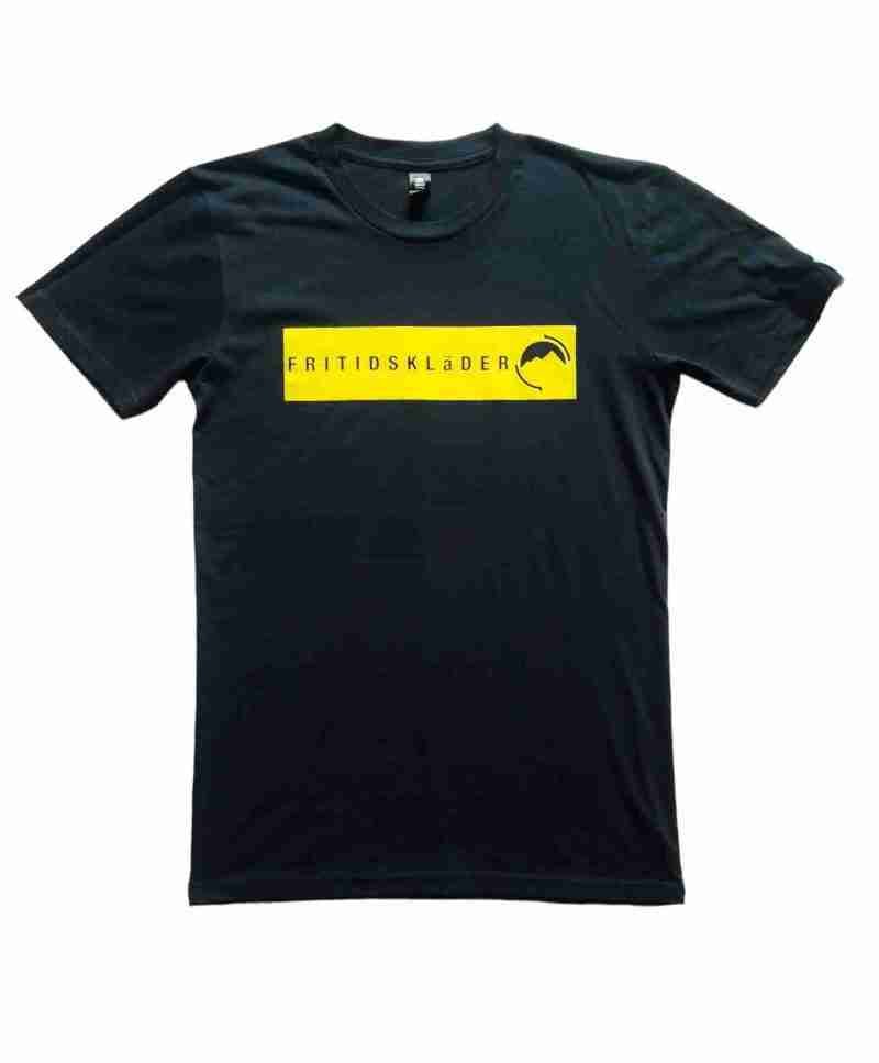 Navy and yellow Banner T-Shirt