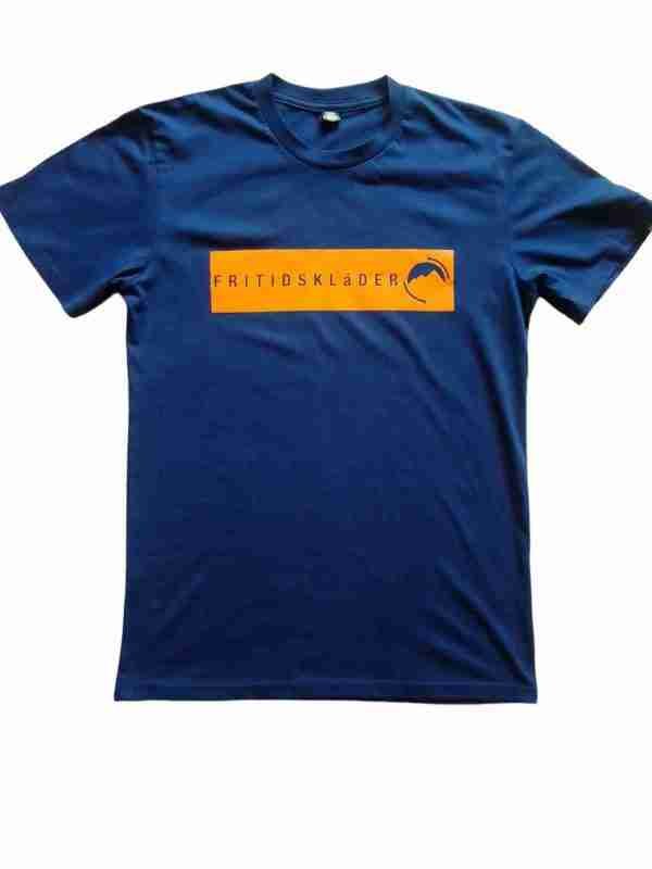 Cobalt and Orange Banner T-shirt