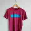 Cherry and Sky Blue Banner T-Shirt