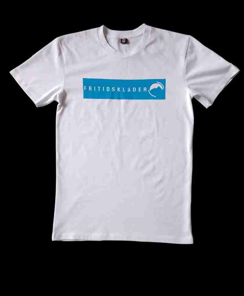 Fritidsklader White Banner design t-shirt
